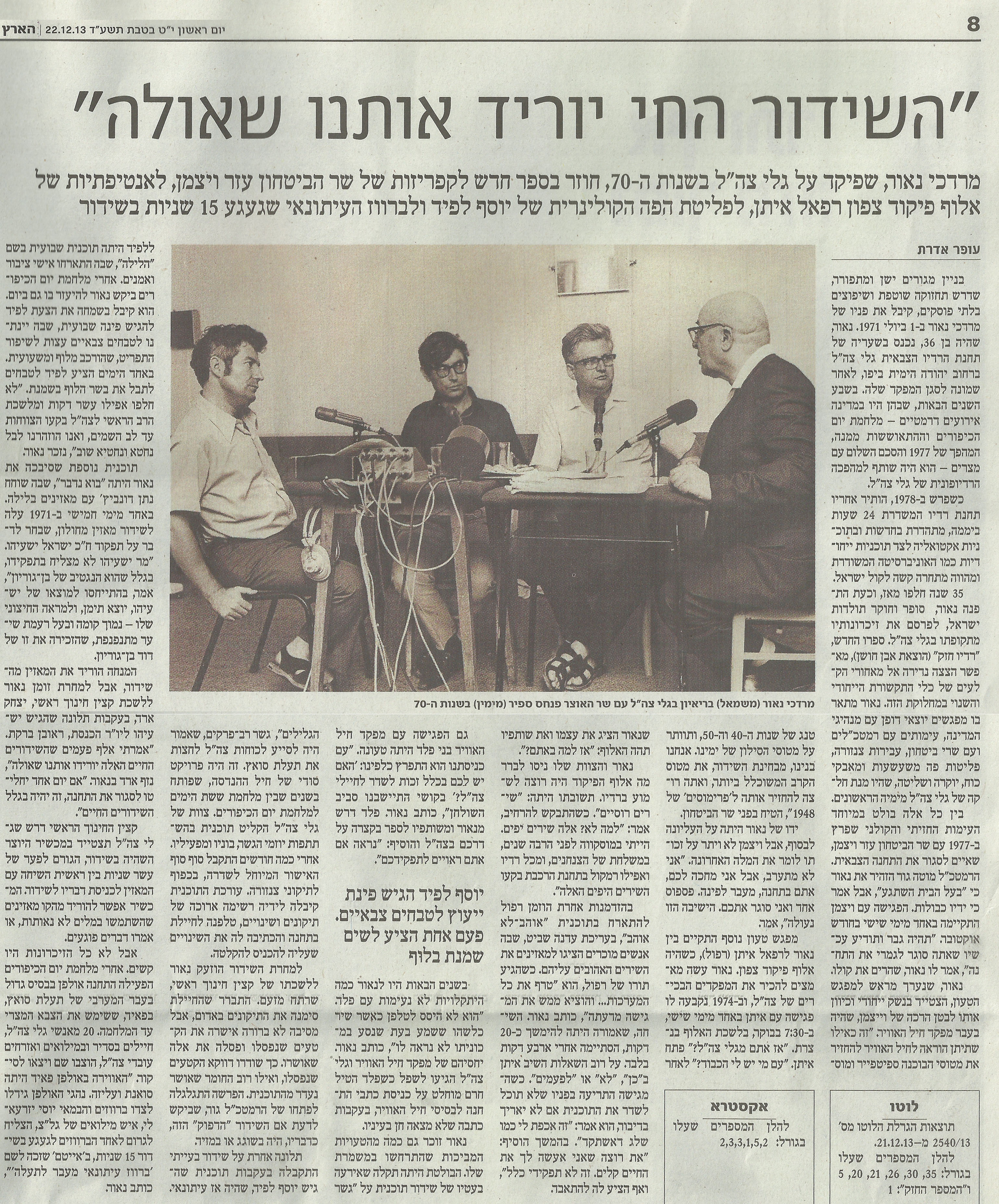 רדיו חזק, הארץ
